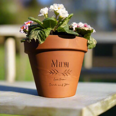 Mum Personalised Plant Pot